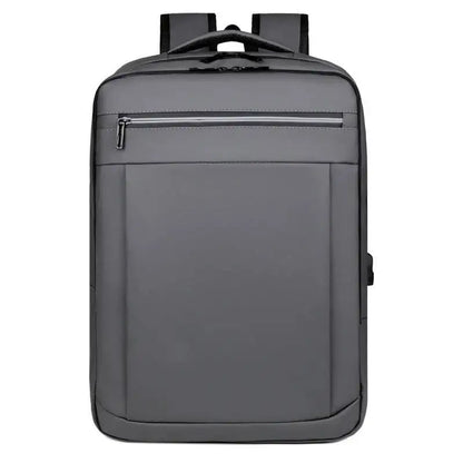 Men's Laptop Storage Double Shoulder Bags Water-Resistant Multi-Layer Storage Backpack Large Capacity Business Travel Backpack