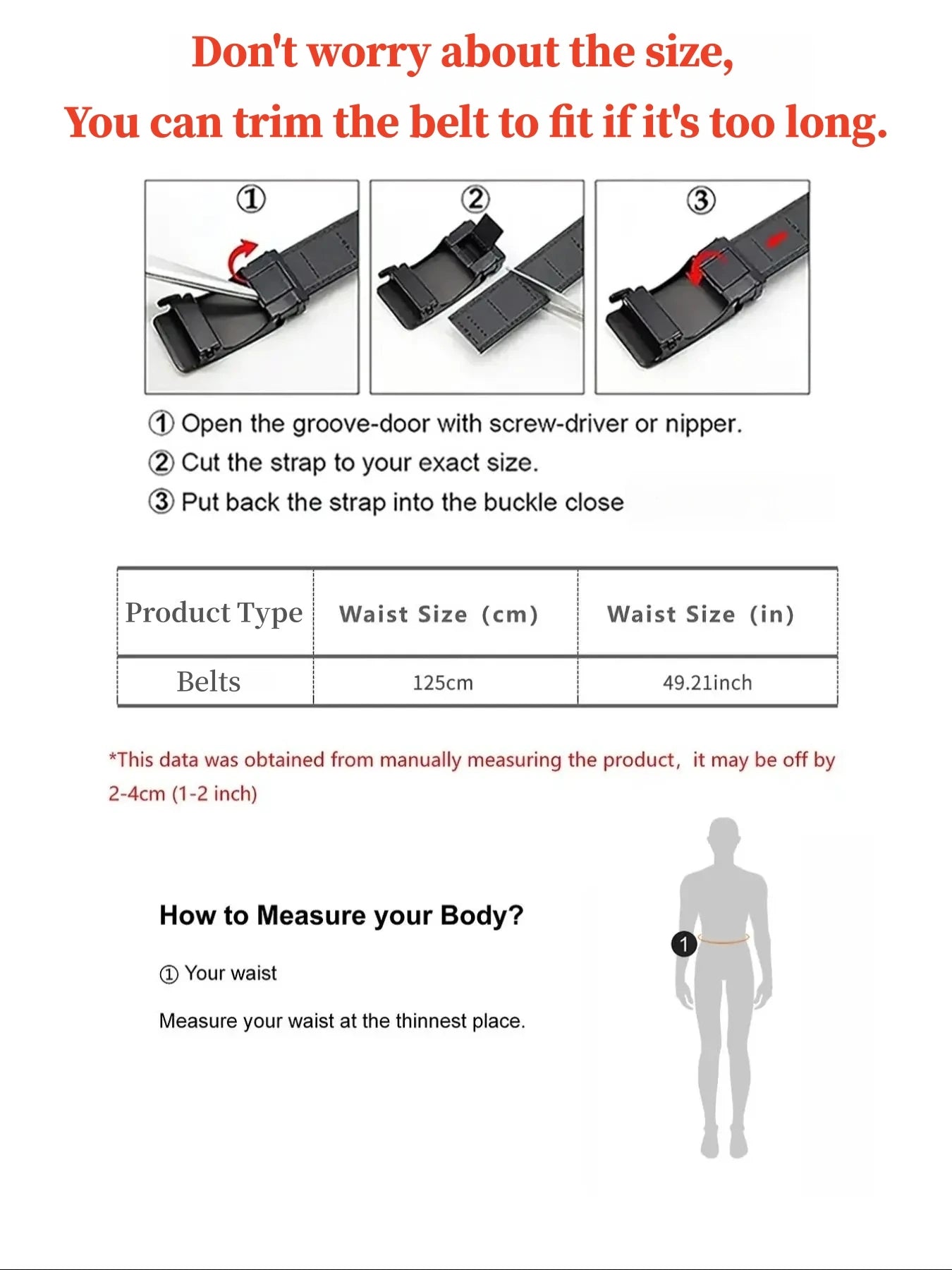 Fashion B Letter Auto Buckle Belt Men's Monogram Print PU Leather Adjustable Waist Strap for Daily Work