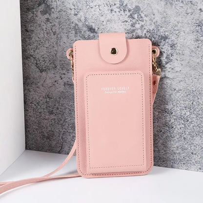 Women Bags Soft Leather Wallets Touch Screen Cell Phone Purse Crossbody Shoulder Strap Handbag For Female Cheap Women's Bags