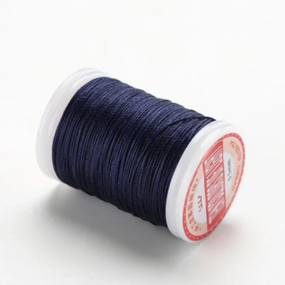 Waxed Thread For Leather DIY Accessories Leather Craft Sewing Thread Round Waxed Thread Polyester Cord Wax Coated Strings