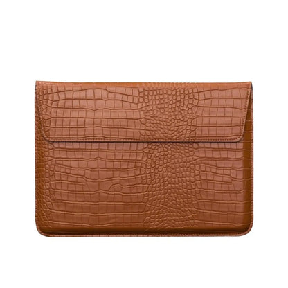 Magnetic Closure 13inch Laptop Bags Leather Bracket Laptop Sleeve Pouch Waterproof Lightweight Notebook Sleeve