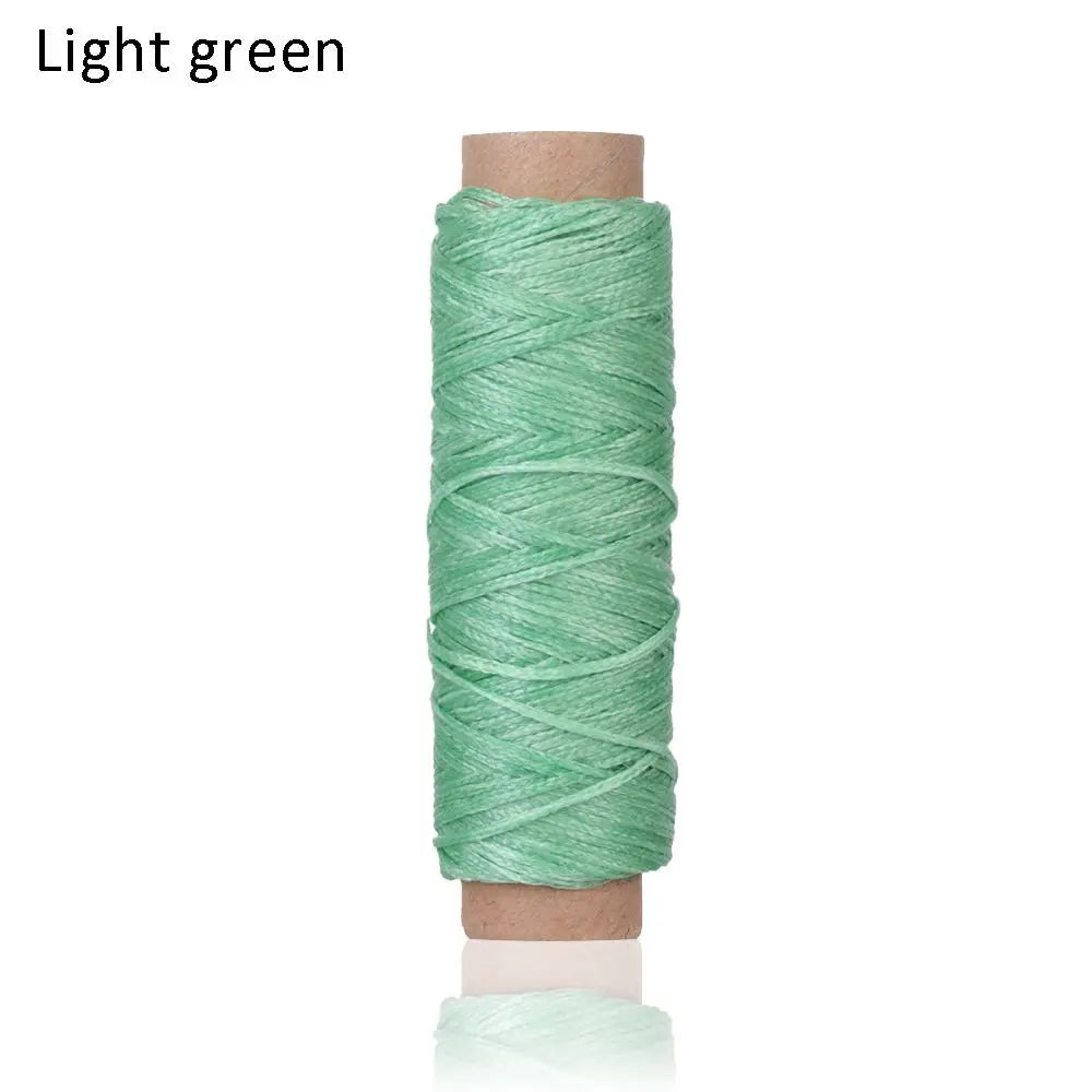 30m/roll Waxed Thread Cotton Cord String Strap Hand Stitching Thread for Leather Handicraft Tool Material Accessories