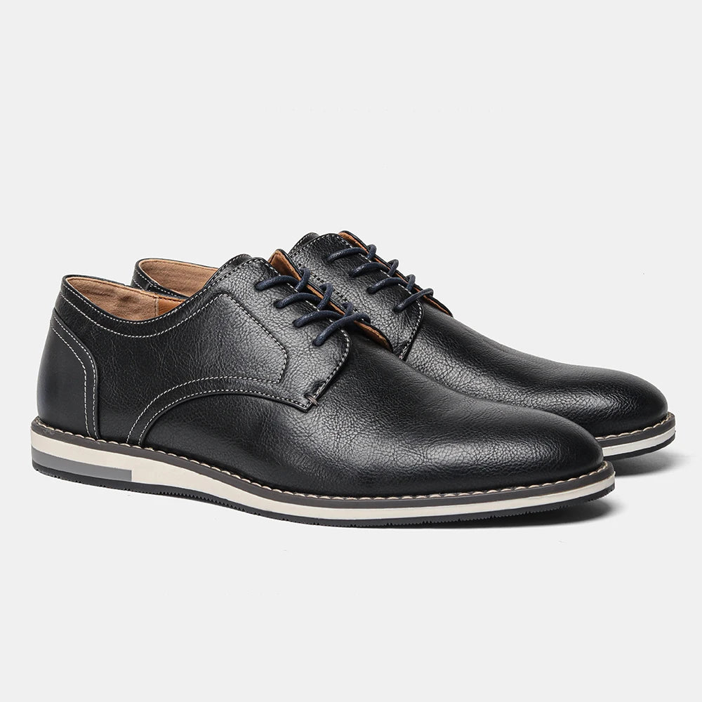 Leather loafer men fashion comfortable 2024 brand casual shoes men