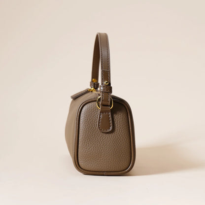 genuine leather women's handbag simple and elegant crossbody bag first layer cowhide trendy versatile underarm bag for women