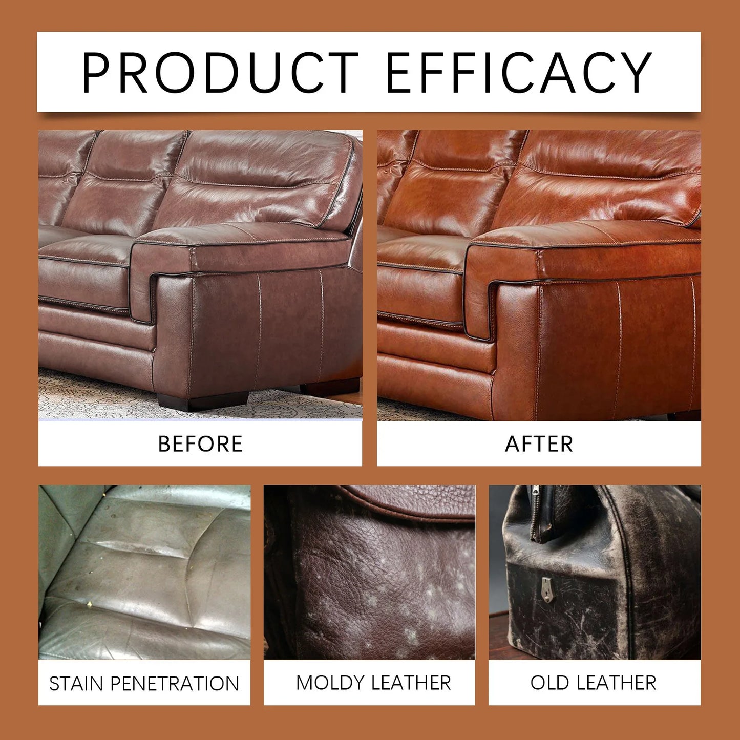 40Pcs Leather Cleaner & Conditioner Wipes Disposable Car Leather Wipes Conditioning Wipes Plastic Leather Restore Polish