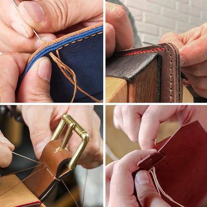 1pcs Leather Waxed Thread, Durable Leather Sewing Thread For Hand Stitching Leather Craft DIY, Leather Shoe Repairing Thread