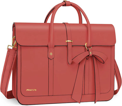 Laptop Bag 13 14 15 16 inch for MacBook Air Pro M4 M3 M2 HP Notebook PU Leather Backpack Messenger Bag Handbag Women Briefcase