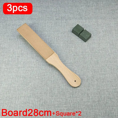 Leather for Knife Sharpening with Polishing Compound - Double Sided Stropping Leather : Knife for Wood Carving and Woodworking.
