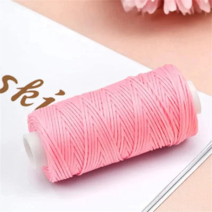 1pcs 50m leather sewing wax thread - Practical long thread for leather DIY/ book binding/shoe repair/leather projects