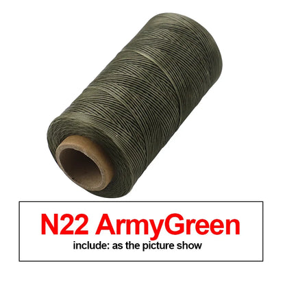 260M 150D Thickness Waxed Thread For Leather Waxed Cord For Diy Handicraft Tool Hand Stitching Thread Flat Waxed Sewing Line