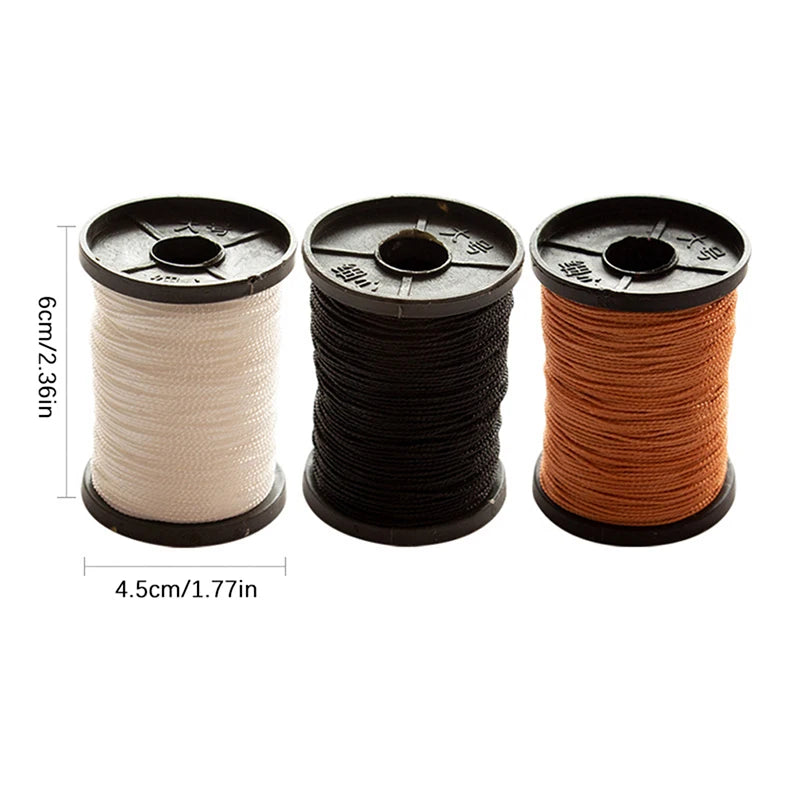1Roll Sewing Thread For Leather Shoe Craft Sewing Thread Durable Strong Nylon Threads Hand Stitching Cord 50 Meters