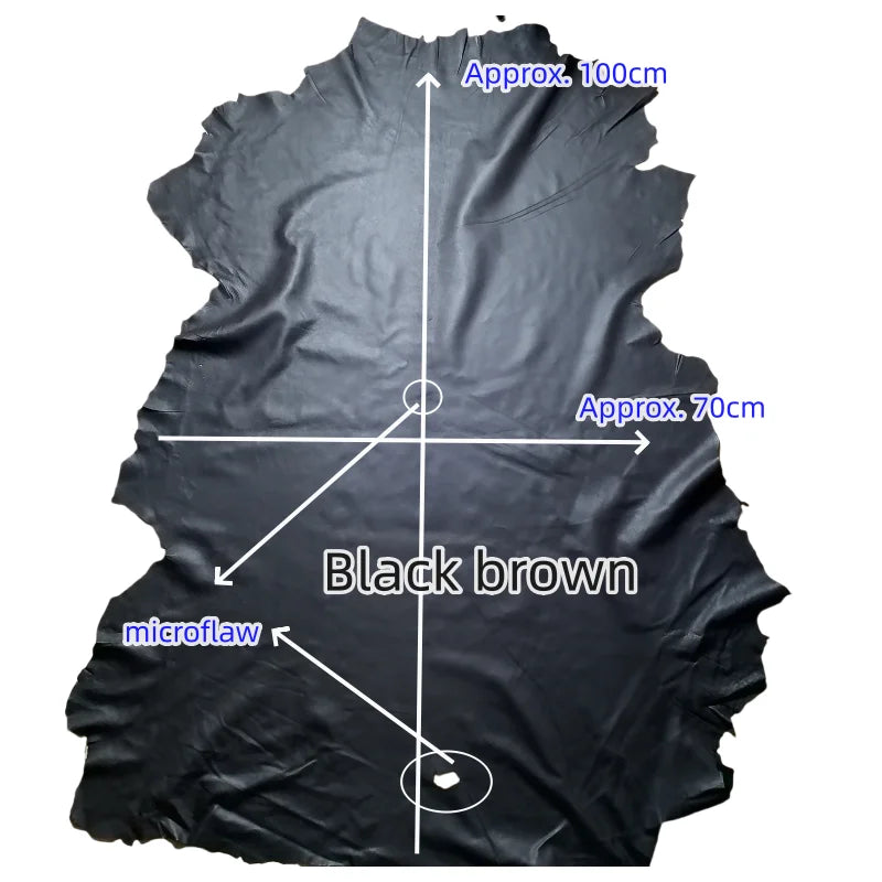 0.7mm Brown Sheepskin.First Layer Leather.Real Leather Fabric.Handmade DIY For Leather Clothing.Leather Skirt.Whole Sheepskin
