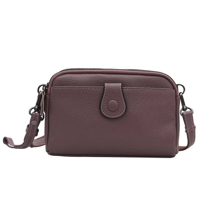 Women Genuine Leather Shoulder Bag New Casual Female  Small Crossbody Bags For Women Bag Cell Phone Bag Day Clutches