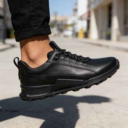 Leather Shoes Men Luxury Brands Designer Trekking Casual Sneaker Stylish Outdoor Athletic Walking Sports Business Young Menswear