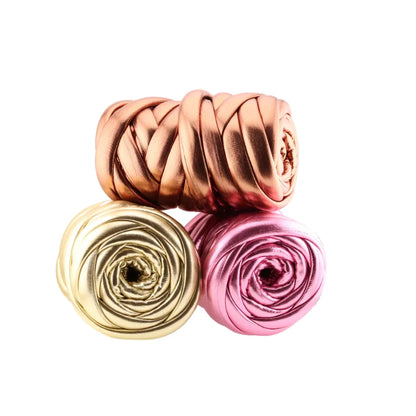 500g Thick Super Bulky Chunky Imitation Metal Leather Yarn for DIY Knitting Crocheting Thread Yarn for Handmade Bags Shoes Craft