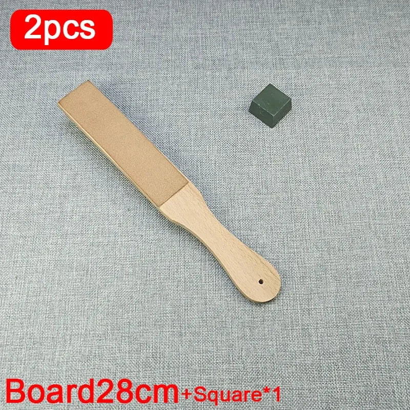 Leather for Knife Sharpening with Polishing Compound - Double Sided Stropping Leather : Knife for Wood Carving and Woodworking.