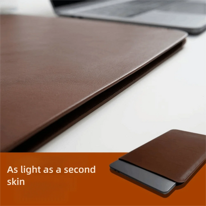 13 14 15 Inch Laptop Sleeve Carring Case PU Leather Water and Splash Proof Notebook Case for Lenovo Dell Laptop Bag