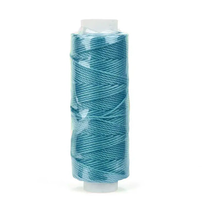 0.65mm Leather Waxed Thread Cord Polyester Coated Sewing Thread DIY Handmade Leather Stitching Rope Bracelets Jewelry 25M