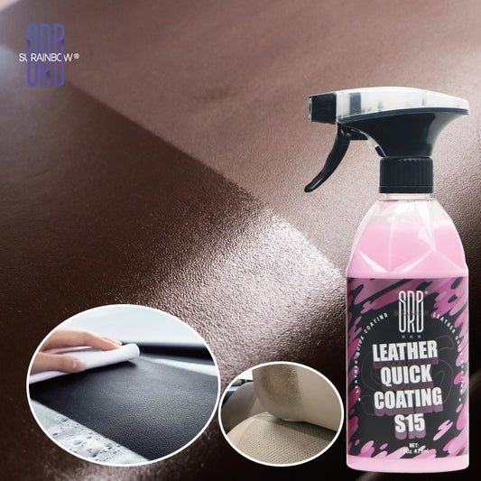 Leather Ceramic Coating - Premium Leather Coating for Car Interior, Furniture, Shoes and Apparel, for All Leather Colours, 16 oz