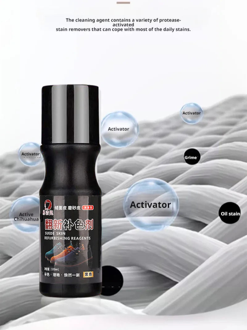 Premium Suede Leather Shoe Renovation Oil Care Cleaning Liquid Non Toxic Waterproof Conditioner Restorer Refresher for Footwear