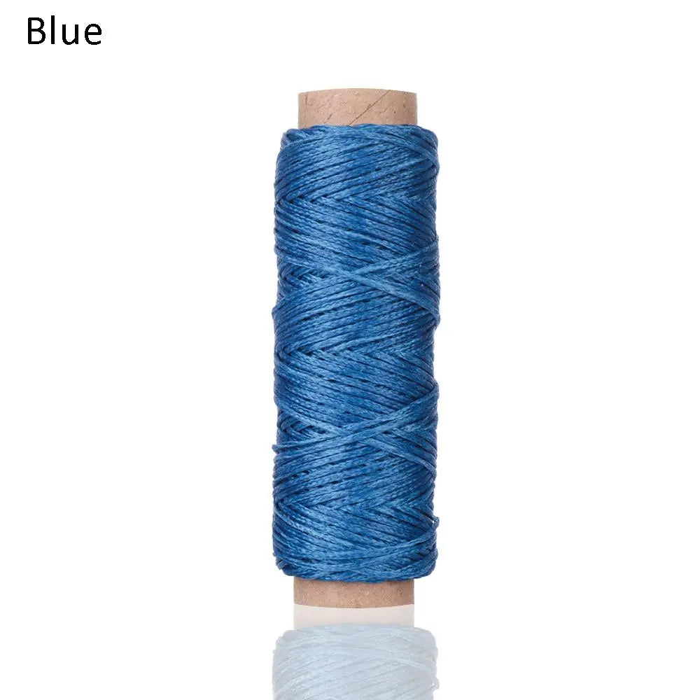 30m/roll Waxed Thread Cotton Cord String Strap Hand Stitching Thread for Leather Handicraft Tool Material Accessories