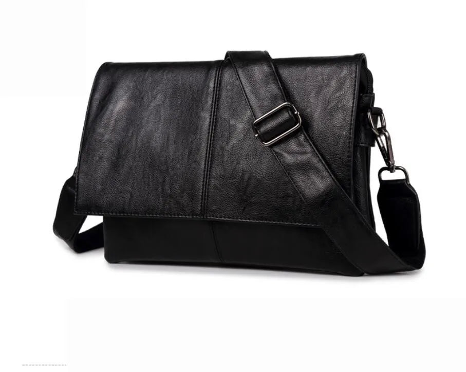 Leather Bag Men bag Messenger Casual Men's Travel BAG Leather Clutch Crossbody bags Male Shoulder PU Leather Handbag 가방 2024 NEW