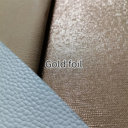 0.6/0.7mm Mesh Pattern Gold-Embossed Sheepskin. Top-Grain Leather. Genuine Leather Fabric. DIY For Bags By Hand. Whole Sheepskin
