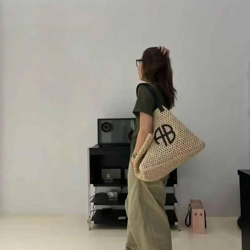 Large-capacity Leather Tote Bag: Soft, Durable, Minimalist Commuter Bucket Bag, Underarm Bag, Shoulder Bag, Crossbody Bag