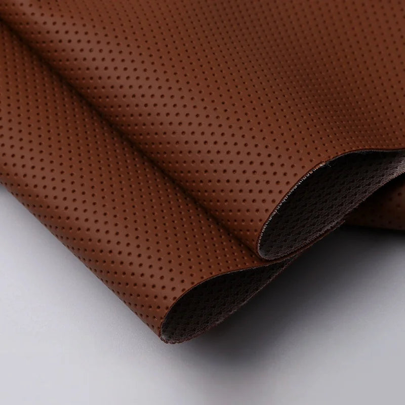 Not Stick Perforated Holes Leather Fabric Faux Leather Fabric for Furniture Couch Car Seat Office Chairs Sofa Repair Refurbished