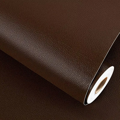 Waterproof Self-Adhesive PU Leather Patch Strong Glue Faux Leather Repair Tape Durable Refurbish Cover for Car Seat Sofa Furnitu