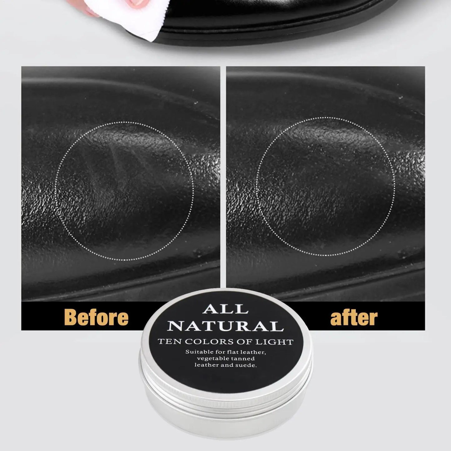 30G/50G/100G Cream For Leather Shoes Bags Car Interiors Leather Care Cream Leather Maintenance remove scratches Accessories