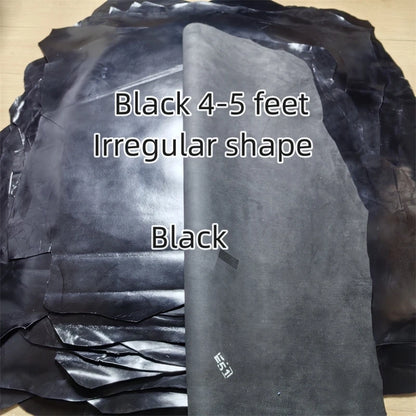 1/1.1mm Burgundy Black Patent Leather. The First Layer Of Sheepskin. Real Leather Fabric. Handmade DIY For Bags.Whole Sheepskin