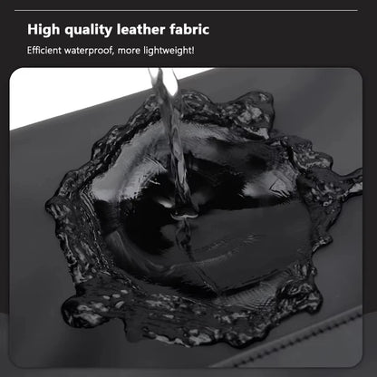 New Fashion Men PU Leather Backpack Black School Bags for Teenager 15.6 Inch Laptop Backpacks Mochila Masculina High Quality