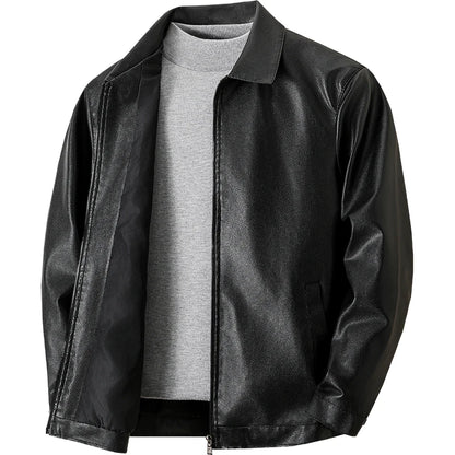 autumn and winter Men's casual leather jackets trendy men's jackets thin leather jackets youth Korean jackets casaco masculino
