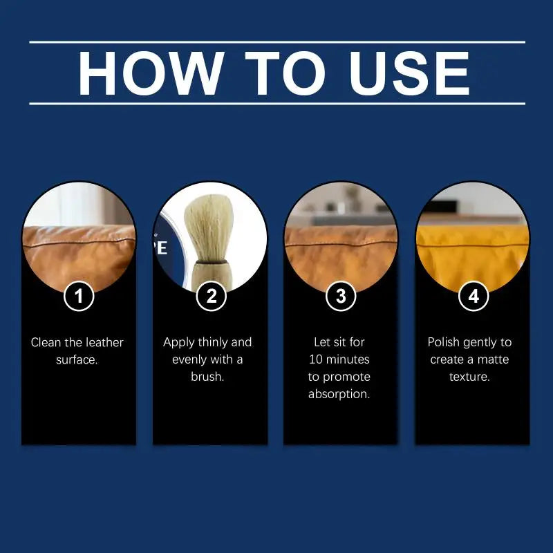 Leather Furniture Care Cream Home Leather, Leather Clothing And Bag Maintenance And Care Ointment