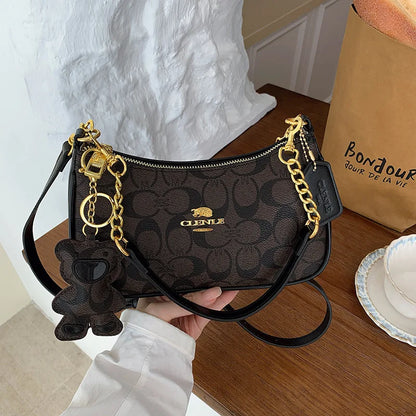 High-end style handbag for women, 2025 new model, unique and fashionable, trendy, retro, simple and elegant small square bag