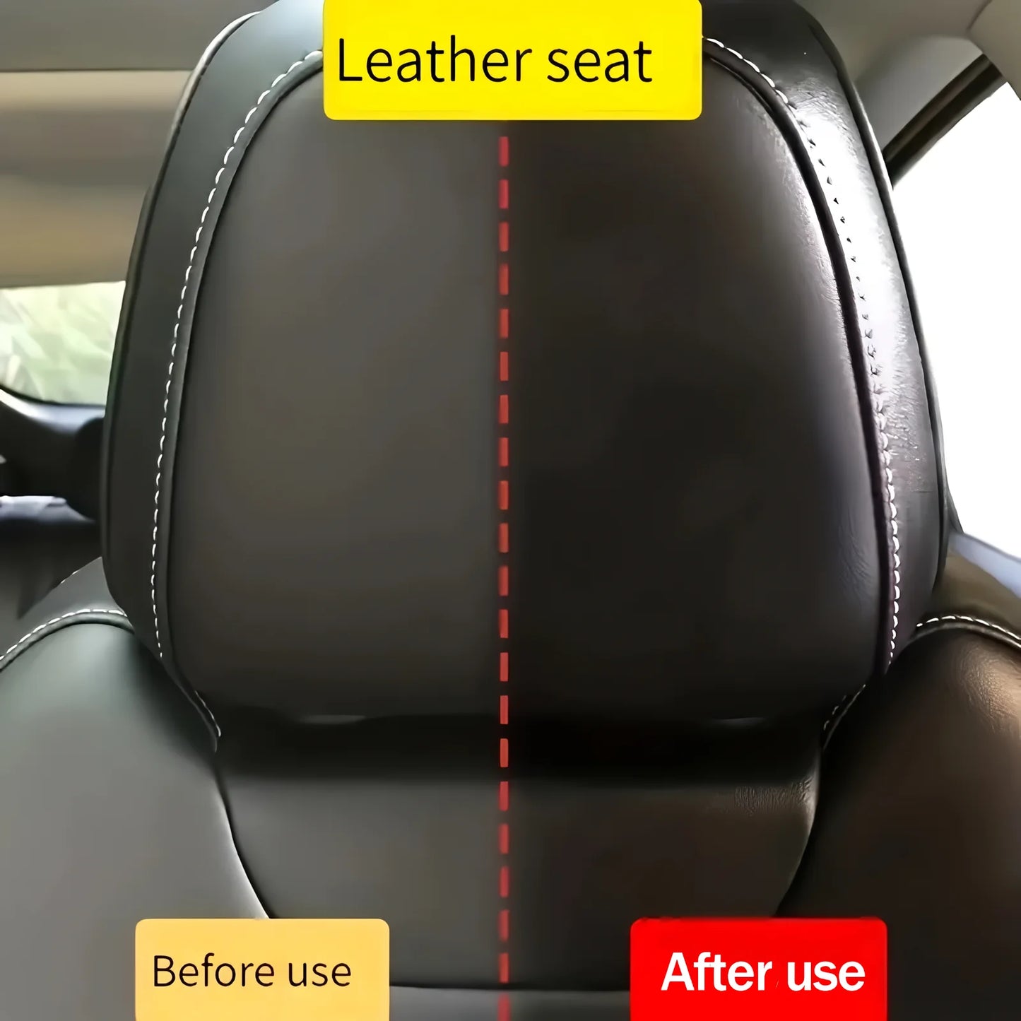 1Pc Paste Car Leather Seat Maintenance Care Oil Multifunctional Cream Interior Polishing Stain Removal Refurbished PU Cleaning
