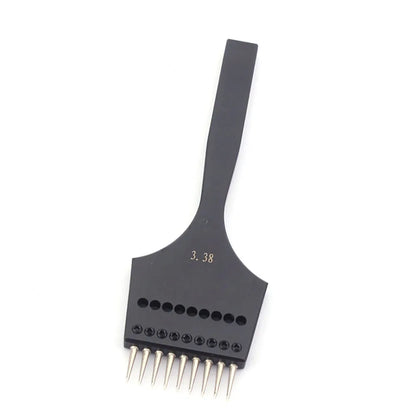 Leather Punch Tool Sharp Head Replaceable Pricking Iron Removable Round Hole Punch DIY Leather Craft Chisel 4 Size Available