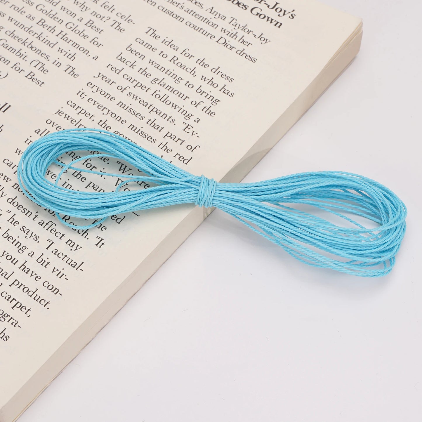 1mm Waxed Thread Polyester Waxed String for Crafts Leather Sewing Jewelry Making DIY Tools High Strength Waterproof Waxed Cord