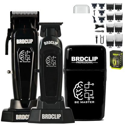BRD 106 107 609 BRDCLIP Professional Electric Hair Clipper Hair Trimmer DLC Blade with Base 7500RPM 8000RPM 7000RPM Barber Set