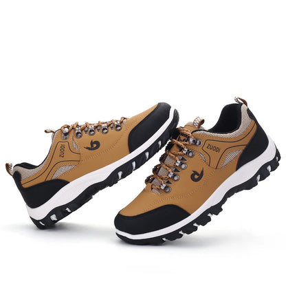 Men's leather Casual Shoes, Men's Sports Shoes, Spring,Autumn,Winter Shoes, Men's Tennis lightweight Wear-resistant Hiking Shoes