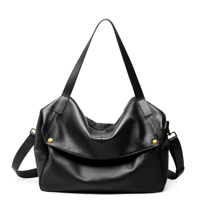 Luxury Handbags Soft Leather Shoulder Bags For Women 2025 New First Layer Cowhide Crossbody Bag Designer Purses Slouchy Tote Bag