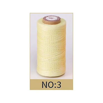 50M 0.8mm Thickness Waxed Thread For Leather Waxed Cord For Diy Handicraft Tool Hand Stitching Thread Flat Waxed Sewing Line