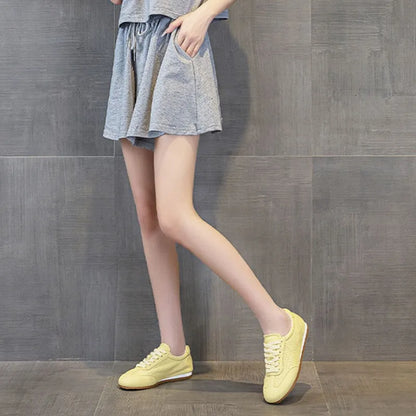 Women's Shoes - 2026 New Style Leather High-heel Dechen Shoes for Women, Retro Casual, Versatile and Sporty, Aigan Shoes Luxury
