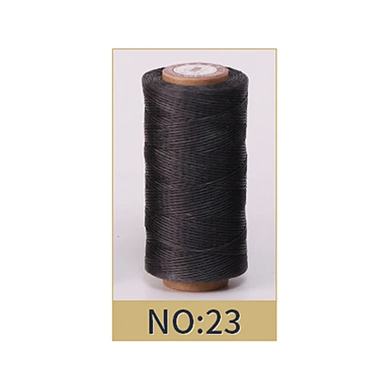 50M 0.8mm Thickness Waxed Thread For Leather Waxed Cord For Diy Handicraft Tool Hand Stitching Thread Flat Waxed Sewing Line