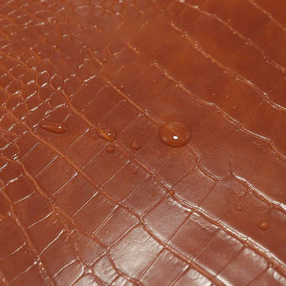 30×135cm Embossed Crocodile Pattern Faux Leather for Decorative Covering Bookbinding Wallet Making Handicrafts DIY Art Projects
