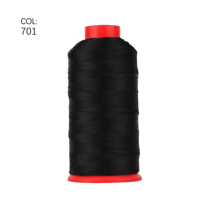 TEX 135 Nylon Bonded Thread 0.4MM Heavy Duty Fabric Sewing Leather Upholstery Shoes Canvas Sewing Stitch 420D/3 750 Yards Cone