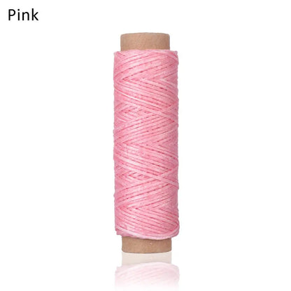 30m/roll Waxed Thread Cotton Cord String Strap Hand Stitching Thread for Leather Handicraft Tool Material Accessories