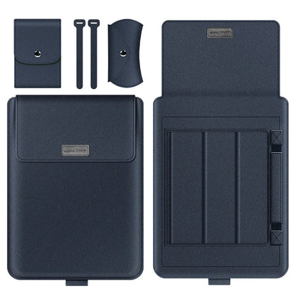 Pu Leather Laptop Sleeve Bag Case For Macbook Air Pro 13 14 16 M1 M2 M3 2020 2021 2022 2023 HP Dell 15 17 Inch Notebook Cover
