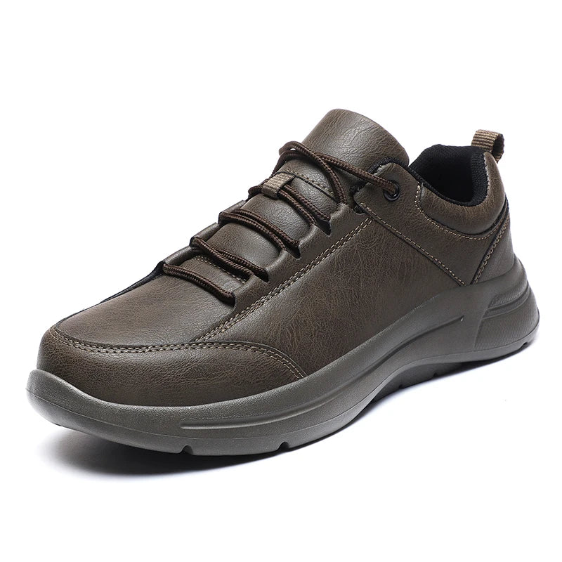 2025 New Men's Leather Casual Shoes Four Seasons Fashion Lightweight Business Shoes Men's Soft Sole Plus Size Men's Shoes 39-48